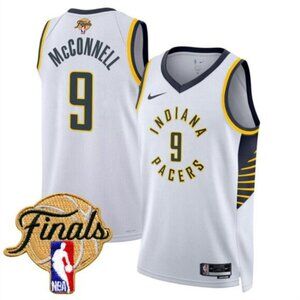 Mens T.J. McConnell 2025 Finals Jersey White
